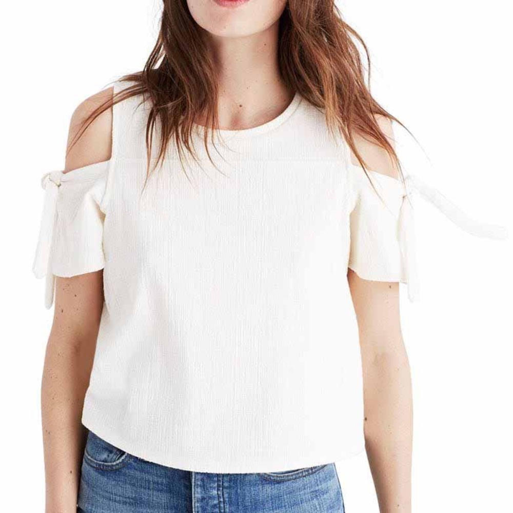 Madewell cold shoulder top